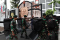 Aksi Tolak Pemilu Curang di Gedung KPU Pusat