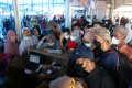 Antrean E-Ticketing di Pelabuhan Bakauheni Lampung Selatan