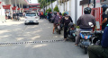 Antrean Warga Pasca Kenaikan Harga BBM