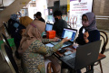 Antri Suntik Vaksinasi Covid-19 di TSM Bandung