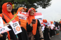 Antusias Pendukung Sambut Kedatangan Anies Baswedan