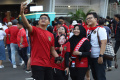 Antusias Suporter Timnas Indonesia