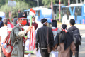 Antusias Warga Saksikan Parade Kirab Bendera Pusaka