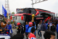 Arak-arakan Pemain Arema FC dan Aremania