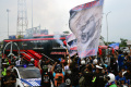 Arak-arakan Pemain Arema FC dan Aremania