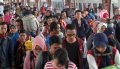 Arus Balik Mudik Mengunakan Jalur Kereta