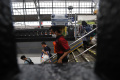 Arus Balik Pemudik di Stasiun Pasar Senen 