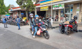 Arus Balik Pemudik Motor Istirahat di SPBU Cikampek