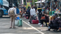Arus Mudik Penumpang di Terminal Poris Plawad Tangerang