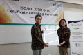 Bank Hana Terima Sertifikasi ISO