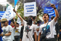Bobotoh Geruduk Kantor Persib