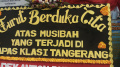 Bunga Duka Cita Mengelilingi Lapas Kelas 1 Tangerang