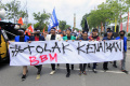 Buruh dan Mahasiswa Batam Aksi Tolak Kenaikan Harga BBM