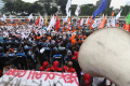 Buruh Kembali Demo Tolak Revisi UU PPP
