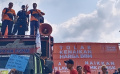 Buruh Tolak Kenaikan BBM di DPR RI Jakarta