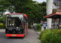 Bus Listrik Layani Warga Surabaya