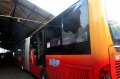 Bus TransJakarta Tertabrak Kereta