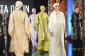 Busana Muslim Glamour Ala Bangsawan London Rancangan Gita Orlin