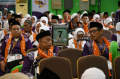 Calon Haji Kloter Pertama Tiba di Asrama Haji Surabaya