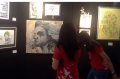 Coretan Priyo Utomo Buka Pameran Lukisan Kargo