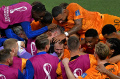 Daley Blind dan Tim Belanda Rayakan Kemenangan