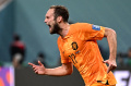 Daley Blind Selebrasi usai Mencetak Gol 