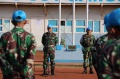 Dansatgas Konga XXXVII-D/Minusca Beri Pengarahan Apel Pagi