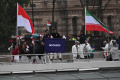 Defile Kontingen Indonesia pada Pembukaan Olimpiade Paris 2024