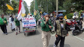 Demo Buruh dan Mahasiswa Tolak Kenaikan Harga BBM