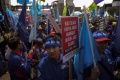 Demo Buruh Di Depan MPR