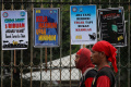Demo Buruh Tolak Omnibus Law