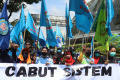 Demo Buruh Tolak UU Omnibus Law