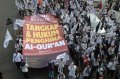 Demo Damai HTI Tuntut Tangkap Ahok di Jatim
