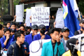 Demo Mahasiswa Malang Tolak Kenaikan Harga BBM