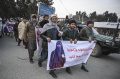 Demo Warga Afghanistan Mendukung Tindakan Pemerintahan Taliban