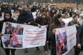Demo Warga Afghanistan Mendukung Tindakan Pemerintahan Taliban
