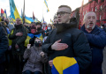 Demo Warga Ukraina di Tengah Ancaman Invasi Rusia