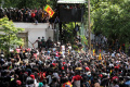 Demonstran Serbu Kantor Perdana Menteri Sri Lanka