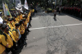Demonstrasi Mahasiswa di Kawasan Monas