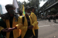 Demonstrasi Mahasiswa di Kawasan Monas