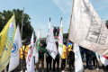 Demonstrasi Mahasiswa di Kawasan Monas