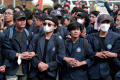 Demonstrasi Mahasiswa di Patung Kuda