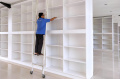 Disarpus Bersihkan Perpustakaan Alun-Alun Kota Bandung
