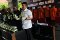 Ditipidnarkoba Bareskrim Rilis Penyelundupan Narkoba Malaysia-Indonesia