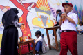 Dosen dan Mahasiswa DKV Unpas Buat Mural di Kampung Wisata