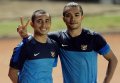Firman Utina dan Zulham Zamrun Berlatih Bersama Timnas Indonesia