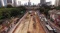 Foto Aerial Pembangunan Underpass Mampang Kuningan