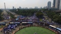 Foto Udara Aksi Hari Buruh di Jakarta