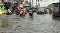 Genangan Air Got di Jalan Kutabumi Tangerang