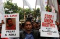 Gerakan Nasionalisasi Aset Berdemo Di Gedung BUMN